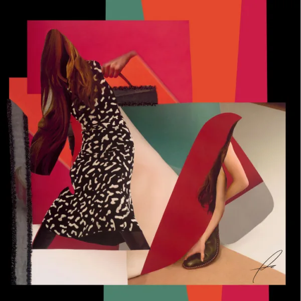 Pattern and Paste Artwork 60cm x 80cm