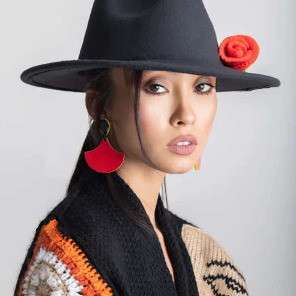 HANDMADE FLOWER HAT