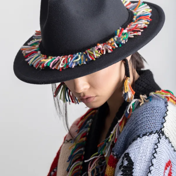 FRINGED HAT
