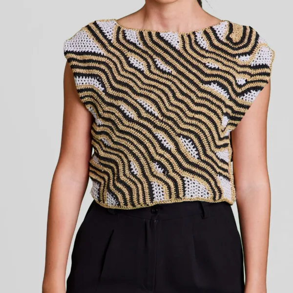 HYPNOTIC LAMINATED HANDMADE TOP