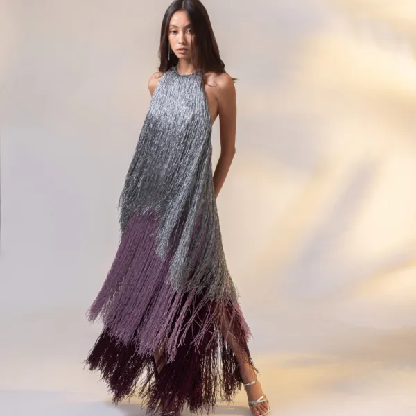 "EUPHORIA" FRINGED DRESS