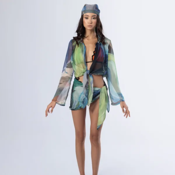 “MOJITO” SHIRT, SARONG & BANDANA SET