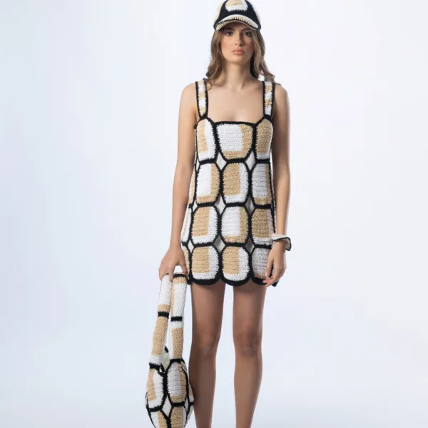 “RUBBY” CROCHET DRESS