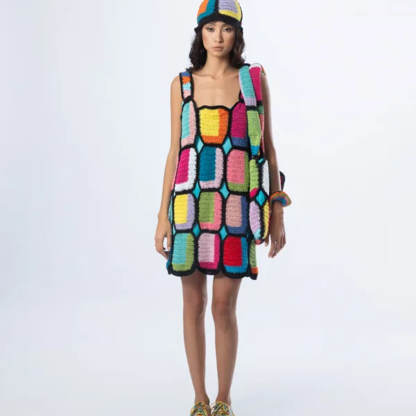 “RUBBY” CROCHET DRESS