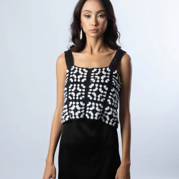 “YUZU” CROCHET TOP