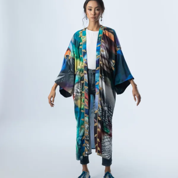 “VESPER” PRINTED KIMONO