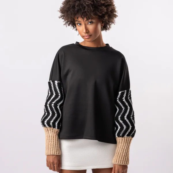 “FORK” HANDMADE SWEATER