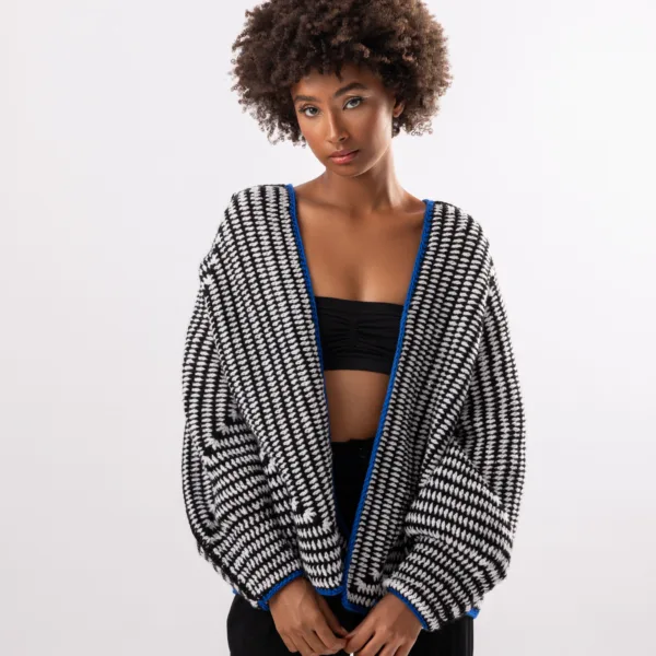 “SPACE” HANDMADE CARDIGAN