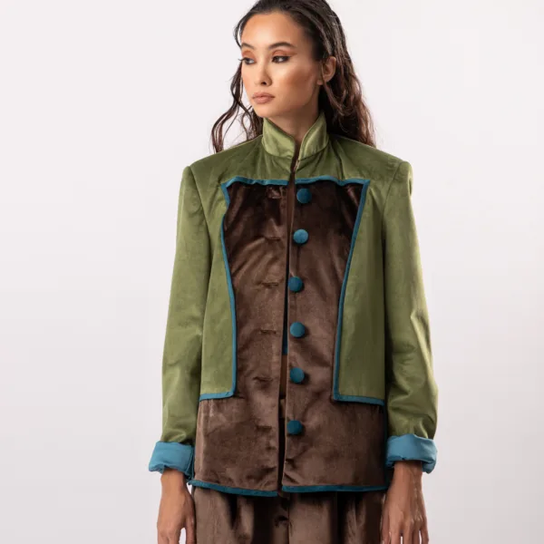 “DOMINATION” VELVET JACKET