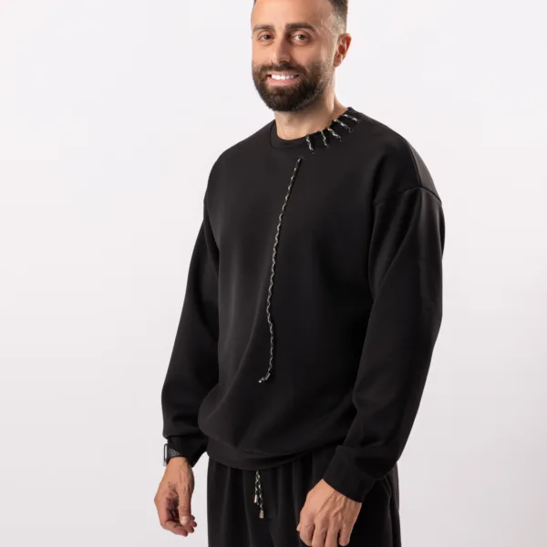 “THE KNIGHT” HANDMADE SWEATER & SWEATPANTS SET