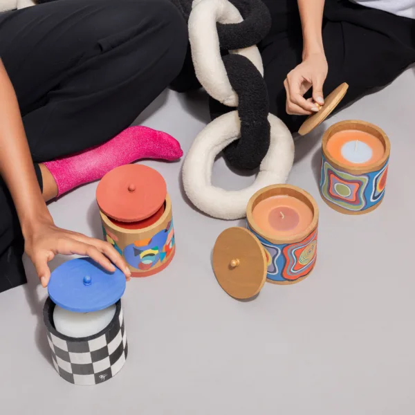 HAND PAINTED CANDLES