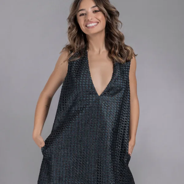 "THE FREE SPIRIT" NAVY DRESS