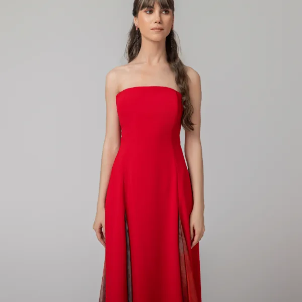 "COSTA RICA" HANDMADE BUSTIER DRESS- SHORT