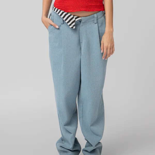 “PILOT” DENIM PANTS