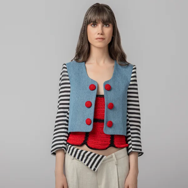 “PILOT” DENIM BOLERO