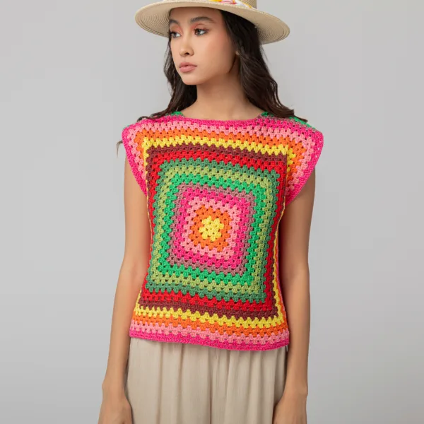 “GETAWAY” CROCHET TOP