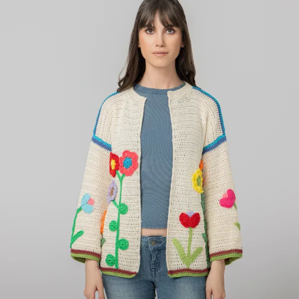 “EDEN” CROCHET CARDIGAN
