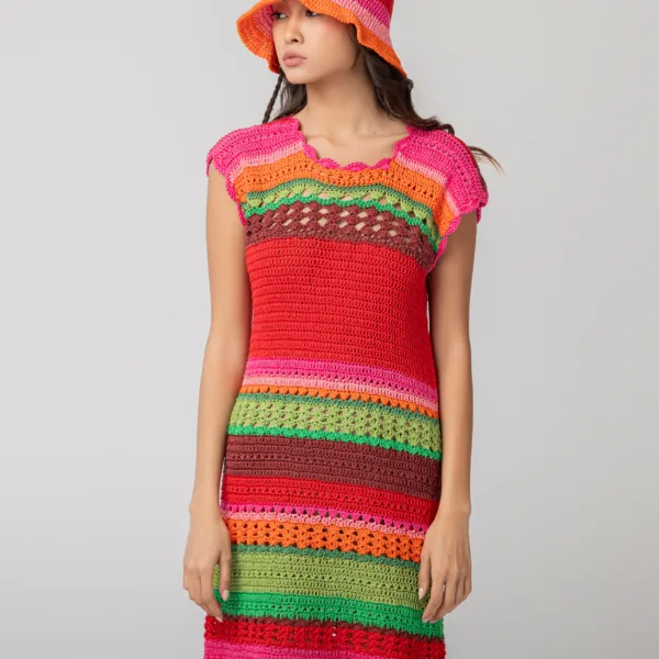 “ISLAND” CROCHET DRESS