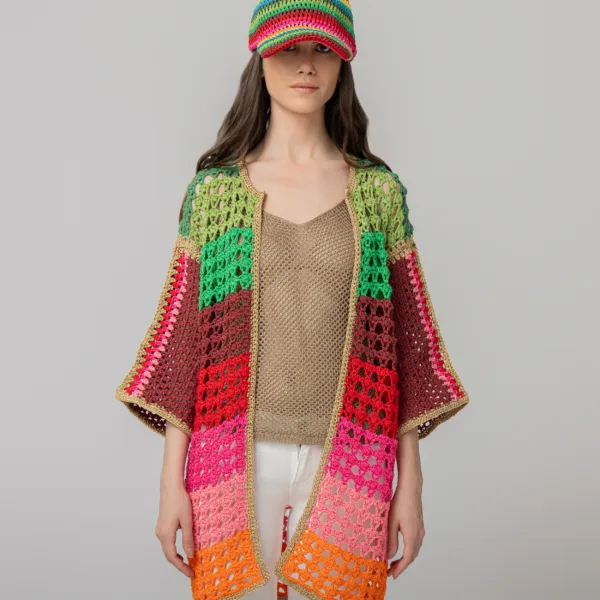 “ISLAND” CROCHET CARDIGAN