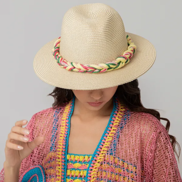 “CABANA” STRAW HAT - NUDE