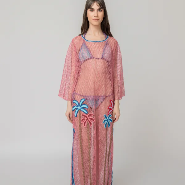 “VACATION” CROCHET DRESS