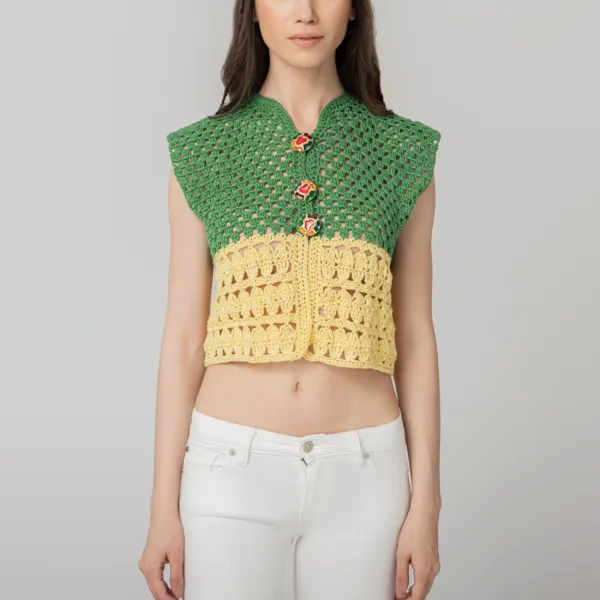 “SUNRISE” CROCHET TOP