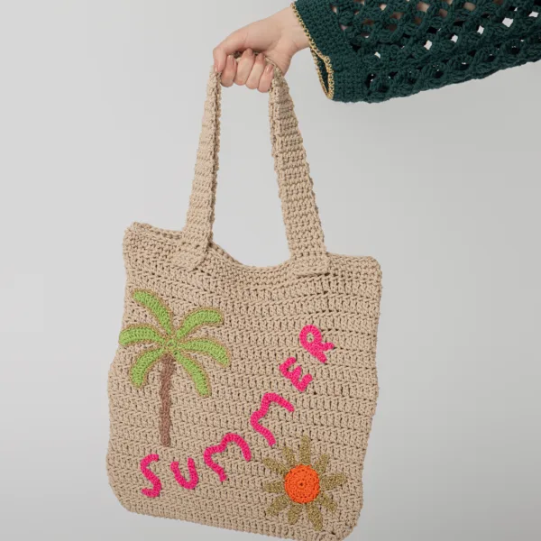 “SUMMER” CROCHET TOTE BAG