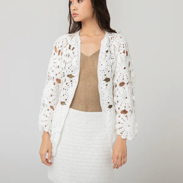 “ROME” CROCHET CARDIGAN