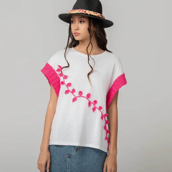 “TRIP” WHITE TEE