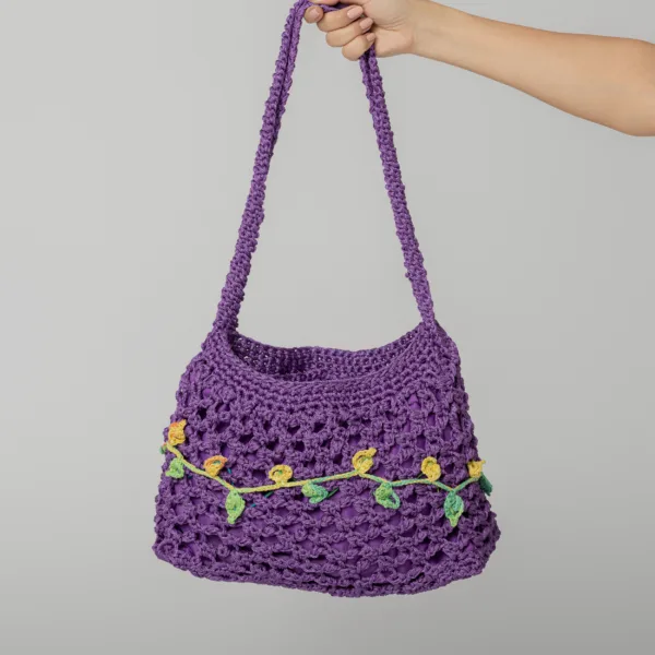 “LEAF” HANDMADE CROCHET BAG