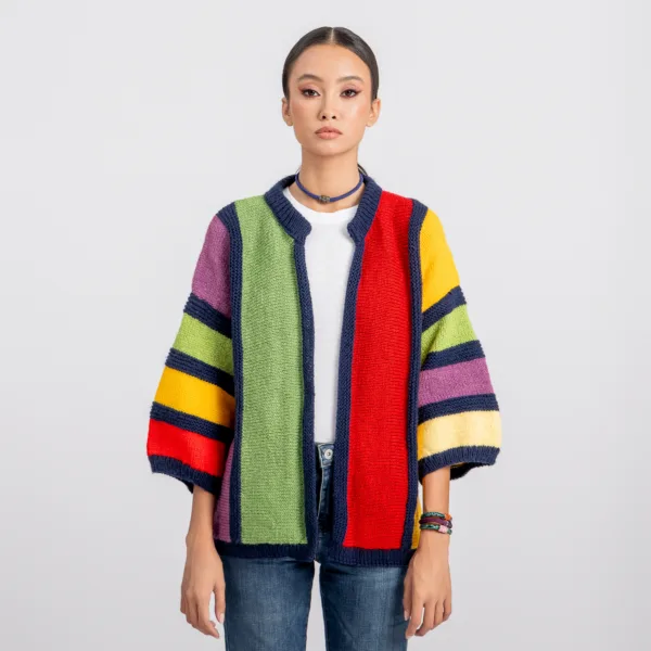 “WHIMSY” BOMBER CARDIGAN
