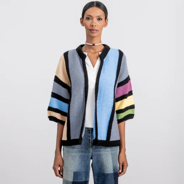 “WHIMSY” BOMBER CARDIGAN
