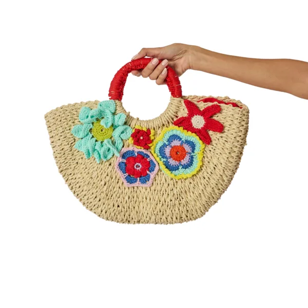 "LILY" STRAW BAG