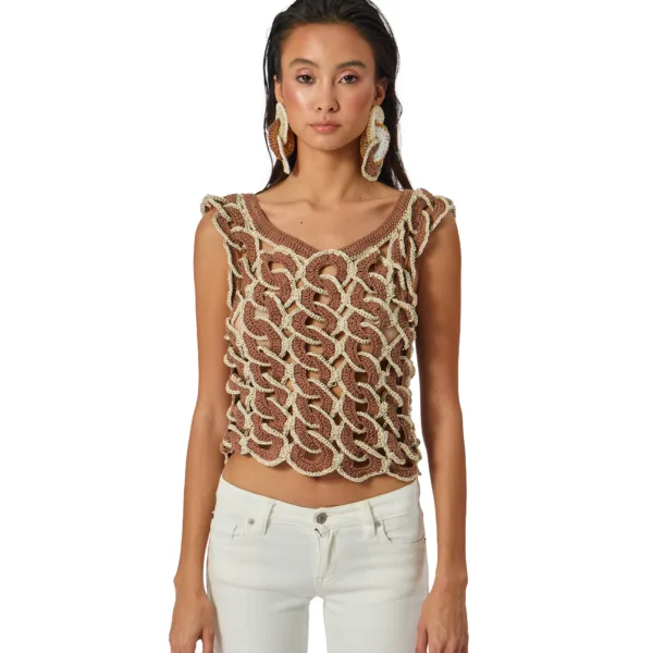 “CHAINS” TOP NUDE