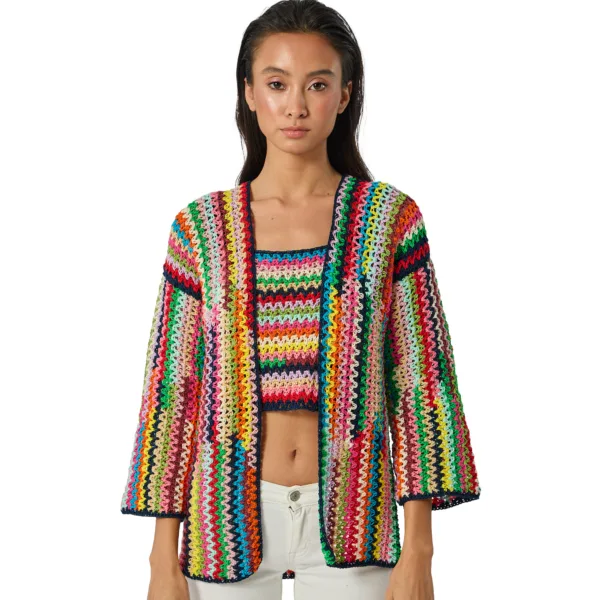 “STRIPED” CARDIGAN