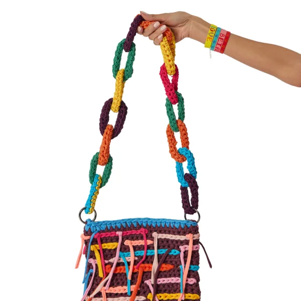 "ROCKY FRINGED" BAG WITH HANDLE