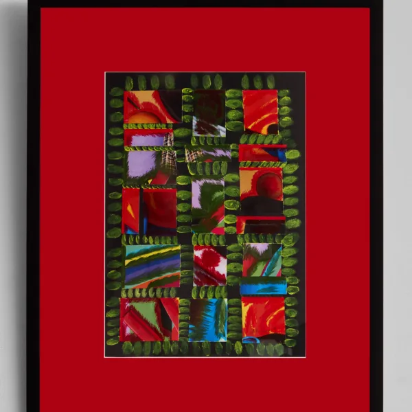 "Oasis on fire" Artwork ,65x63cm