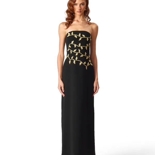 LEAF DRESS -LONG