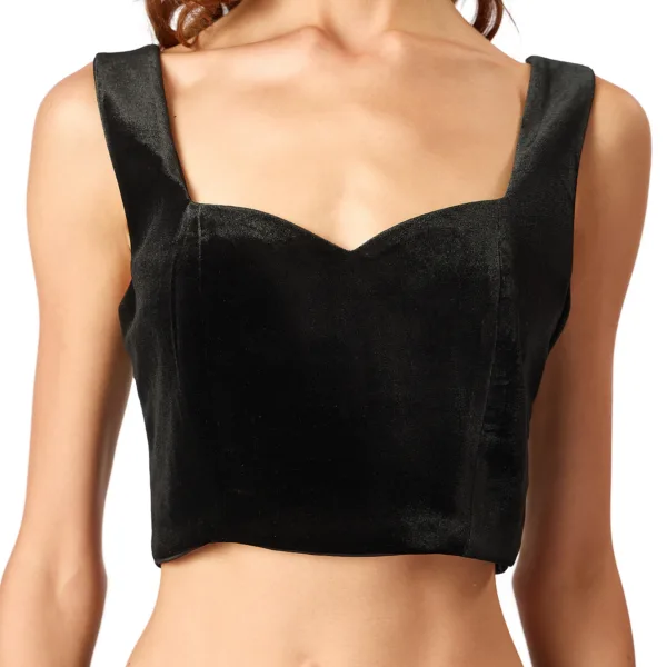 VELVET TOP BLACK