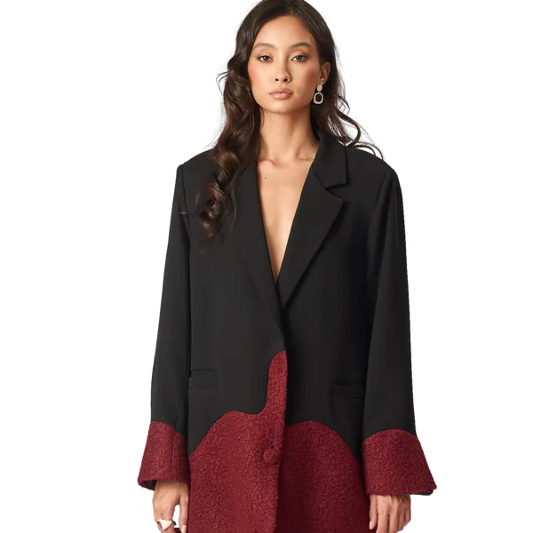 OVERSIZED WAVE BLAZER