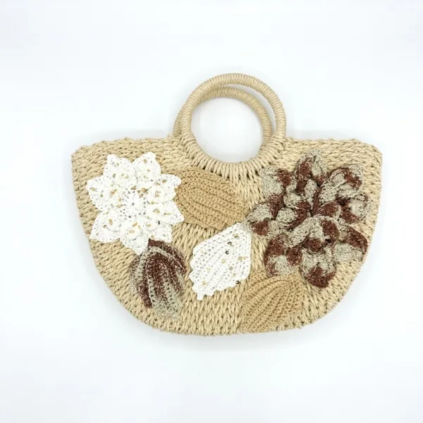 "FIORE" STRAW BAG