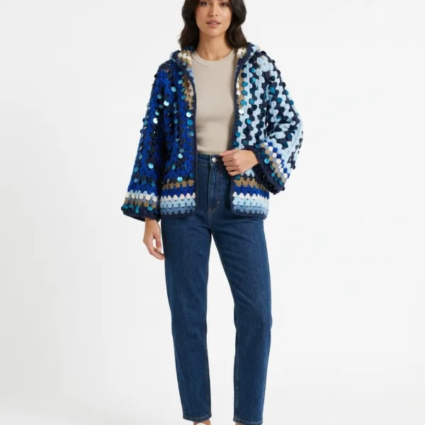 “VENUS SEQUINED” CARDIGAN