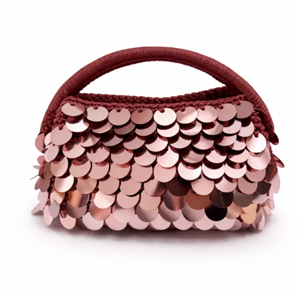 PINK SEQUINED BAG