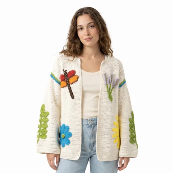 “BUTTERFLY” CARDIGAN
