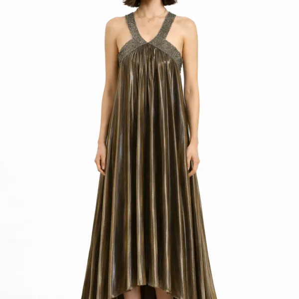 "LIQUID GOLD" DRESS