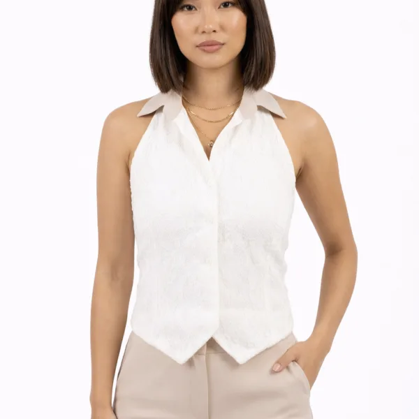 "RIVIERA" TOP - NUDE