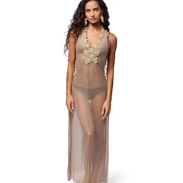 “GOLDEN LACE” COVER UP GOLD