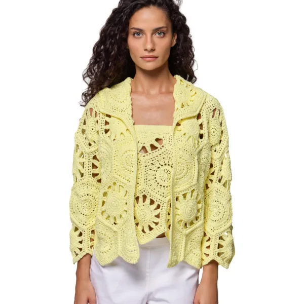 "SOLEIL LACE" CARDIGAN