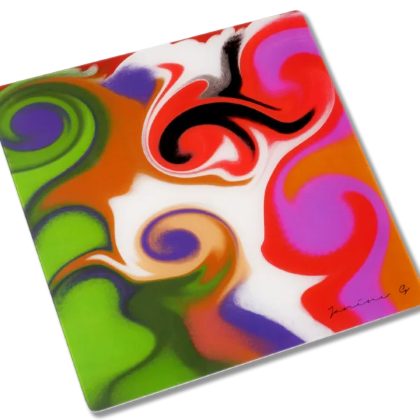 "PARADISE POP" CHEESE/CAKE OR CENTER PIECE PLATTER - IDEAL FOR GIFTING