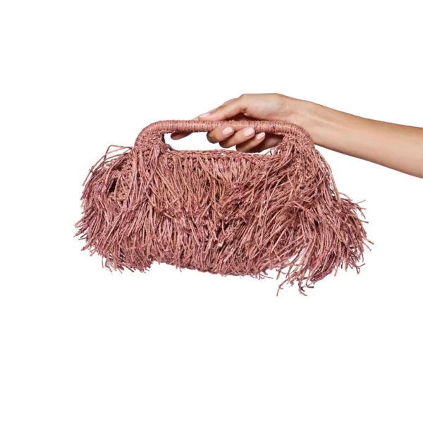 "CONFETTI DOLL" RAFFIA BAG